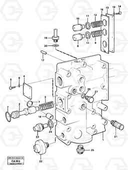 97800 Pressure limiting valve 6300 6300, Volvo Construction Equipment