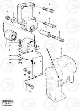 20318 Gear box housing with fitting parts 6300 6300, Volvo Construction Equipment