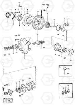 97444 Final drive, front prod no 23596 6300 6300, Volvo Construction Equipment