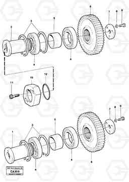 15927 Pump drive 6300 6300, Volvo Construction Equipment