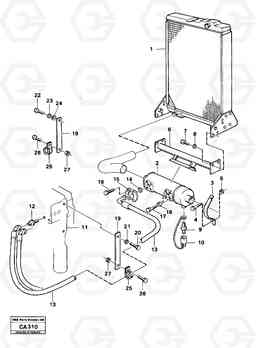 45811 Oil cooler 6300 6300, Volvo Construction Equipment