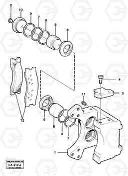 13097 Disc brake 6300 6300, Volvo Construction Equipment