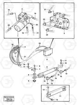 62120 Steering system 6300 6300, Volvo Construction Equipment