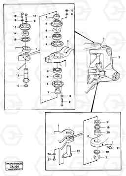 4344 Slewing post and swing bearing 6300 6300, Volvo Construction Equipment