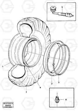 18722 Wheel 6300 6300, Volvo Construction Equipment