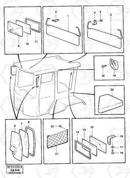 10249 Interior components and rear-wiew mirrors 6300 6300, Volvo Construction Equipment