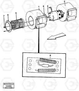 13287 Fan 6300 6300, Volvo Construction Equipment