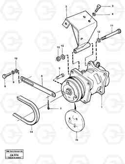 7365 Compressor air-condition 6300 6300, Volvo Construction Equipment