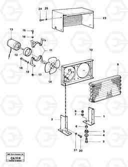 36801 Condenser divice air-condition 6300 6300, Volvo Construction Equipment