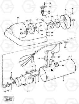 12511 Heating unit 6300 6300, Volvo Construction Equipment