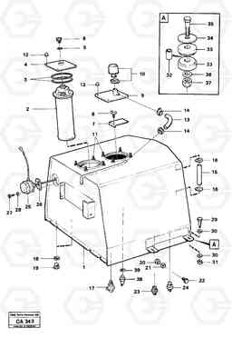 71428 Hydraulic oil tank 6300 6300, Volvo Construction Equipment