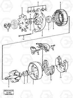 19336 Alternator 6300 6300, Volvo Construction Equipment