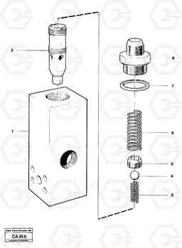 13550 Valve section 6300 6300, Volvo Construction Equipment