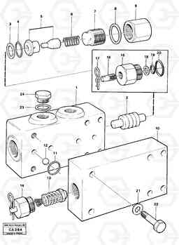 4382 Valve section 6300 6300, Volvo Construction Equipment