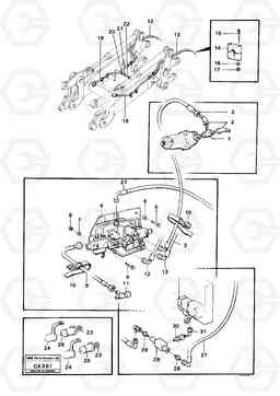 35922 Dual-acting hydraulic outlet for loader unit 6300 6300, Volvo Construction Equipment