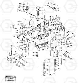 64170 Valve section 6300 6300, Volvo Construction Equipment