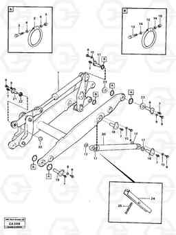 33593 Lifting frame work, assy. 6300 6300, Volvo Construction Equipment