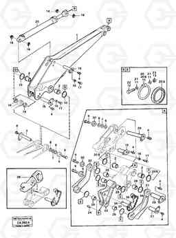 32757 Excavator dipperstick without lateral angle facility. 6300 6300, Volvo Construction Equipment