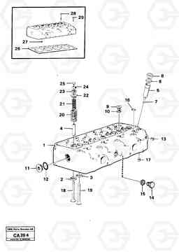 20909 Cylinder head 6300 6300, Volvo Construction Equipment