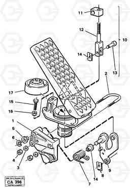 90490 Speed control, cab 6300 6300, Volvo Construction Equipment