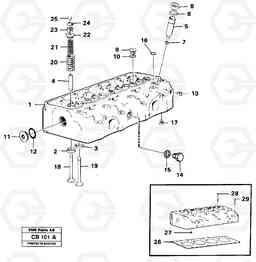 25156 Cylinder head EL70 VOLVO BM VOLVO BM EL70, Volvo Construction Equipment