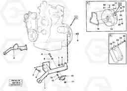 20018 Engine support and flywheel housing EL70 VOLVO BM VOLVO BM EL70, Volvo Construction Equipment
