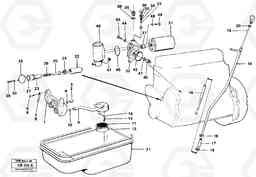 85891 Lubricating oil system EL70 VOLVO BM VOLVO BM EL70, Volvo Construction Equipment