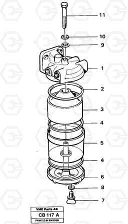 25162 Slurry separator EL70 VOLVO BM VOLVO BM EL70, Volvo Construction Equipment