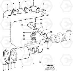 75712 Inlet system EL70 VOLVO BM VOLVO BM EL70, Volvo Construction Equipment