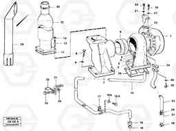 56866 Exhaust system EL70 VOLVO BM VOLVO BM EL70, Volvo Construction Equipment