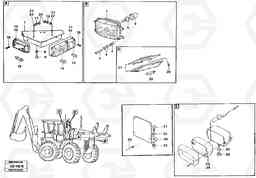 25976 Lighting, front EL70 VOLVO BM VOLVO BM EL70, Volvo Construction Equipment