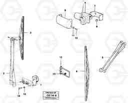 55700 Windshield wiper EL70 VOLVO BM VOLVO BM EL70, Volvo Construction Equipment