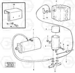 26779 Starter element with fitting parts EL70 VOLVO BM VOLVO BM EL70, Volvo Construction Equipment