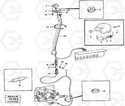 21086 Dual-acting hydraulic outlett on loader unit. EL70 VOLVO BM VOLVO BM EL70, Volvo Construction Equipment