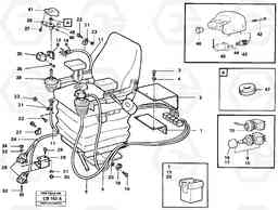 23168 El. hydraulic servo system Operating lever EL70 VOLVO BM VOLVO BM EL70, Volvo Construction Equipment