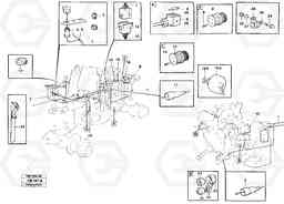 21081 Electric system front EL70 VOLVO BM VOLVO BM EL70, Volvo Construction Equipment