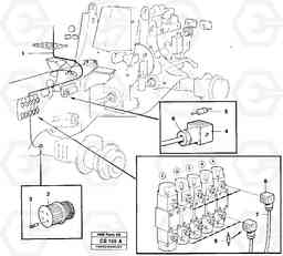 32084 Electric system, rear EL70 VOLVO BM VOLVO BM EL70, Volvo Construction Equipment