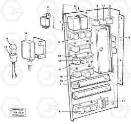 79930 Electrical distribut. unit, relay EL70 VOLVO BM VOLVO BM EL70, Volvo Construction Equipment