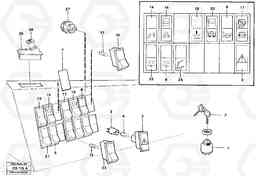 97581 Instrument panel, rear EL70 VOLVO BM VOLVO BM EL70, Volvo Construction Equipment