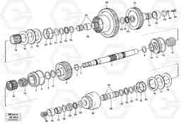 21091 Hydraulic clutch rear/4:th speeds EL70 VOLVO BM VOLVO BM EL70, Volvo Construction Equipment