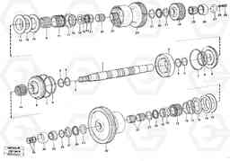 22407 Hydraulic clutch 1:st and 2:nd speeds EL70 VOLVO BM VOLVO BM EL70, Volvo Construction Equipment