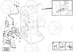 22346 Gear with differential lock operation, H-l gear EL70 VOLVO BM VOLVO BM EL70, Volvo Construction Equipment