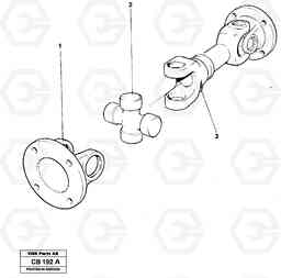 23120 Propeller shaft EL70 VOLVO BM VOLVO BM EL70, Volvo Construction Equipment