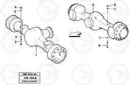 548 Driveshafts with assembly parts EL70 VOLVO BM VOLVO BM EL70, Volvo Construction Equipment