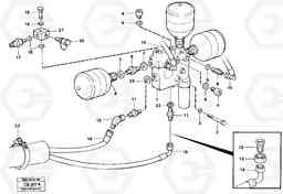 100591 Valve with fitting parts EL70 VOLVO BM VOLVO BM EL70, Volvo Construction Equipment