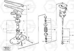 12663 Footbrake valve EL70 VOLVO BM VOLVO BM EL70, Volvo Construction Equipment