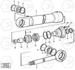 24895 Hydraulic cylinder EL70 VOLVO BM VOLVO BM EL70, Volvo Construction Equipment
