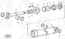 49398 Hydraulic cylinder, oscillating link EL70 VOLVO BM VOLVO BM EL70, Volvo Construction Equipment