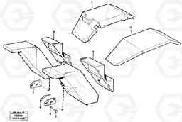 37390 Mudguards for tyre 600-34/14 EL70 VOLVO BM VOLVO BM EL70, Volvo Construction Equipment