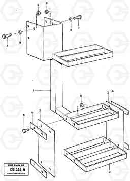 25601 Foot step EL70 VOLVO BM VOLVO BM EL70, Volvo Construction Equipment